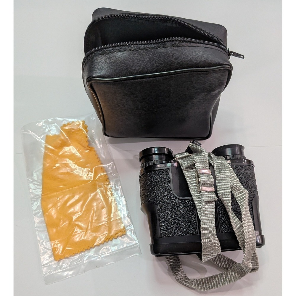 Tasco Binoculars Unisex OS Black Good 7x25mm Fully Coated Optics Compact Case